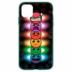 Чохол для iPhone 11 Geometry Dash Levels - PrintSalon