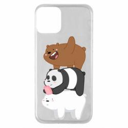 Чехол для iPhone 11 Гризли Панда и Белый - PrintSalon