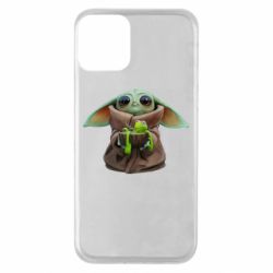 Чехол для iPhone 11 Grogu and Kermit - PrintSalon