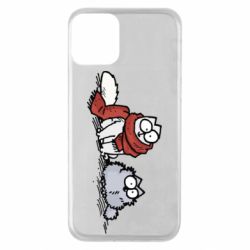 Чехол для iPhone 11 Кот Саймона Зима - PrintSalon