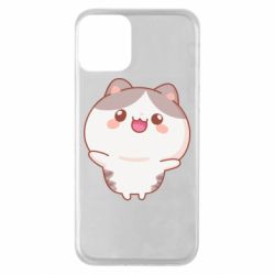 Чехол для iPhone 11 Котик обнимает тебя - PrintSalon