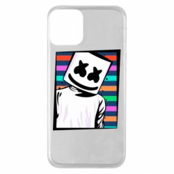 Чехол для iPhone 11 Marshmello Colorful Portrait - PrintSalon
