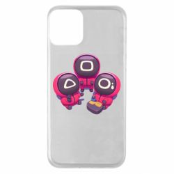 Чехол для iPhone 11 Милые солдаты из игры в кальмара - PrintSalon