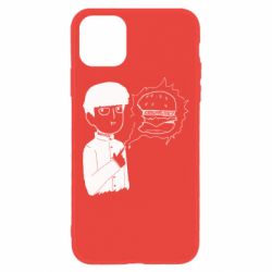 Чехол для iPhone 11 Моб Психо и гамбургер - PrintSalon