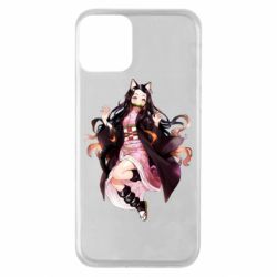 Чохол для iPhone 11 Nezuko cat - PrintSalon