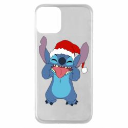 Чехол для iPhone 11 Новогодний Стич - PrintSalon