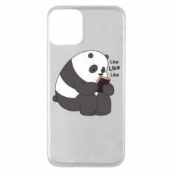 Чехол для iPhone 11 Панда лайк - PrintSalon