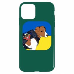 Чехол для iPhone 11 Патрон на фоне флага - PrintSalon