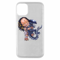 Чехол для iPhone 11 Pro Alien vs Predator - PrintSalon