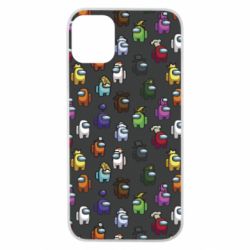 Чехол для iPhone 11 Pro Among Us Pattern - PrintSalon