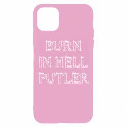 Чехол для iPhone 11 Pro Born in Hell Putin - PrintSalon