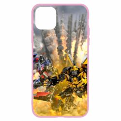 Чохол для iPhone 11 Pro Bumblebee and Optimus Prime - PrintSalon