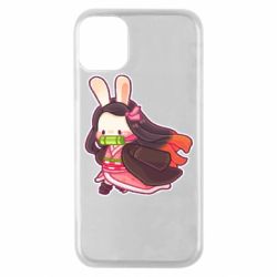 Чехол для iPhone 11 Pro Chibi Bunny Kamado Nezuko - PrintSalon