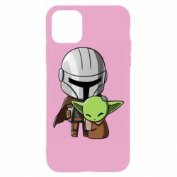 Чехол для iPhone 11 Pro Din Djarin And The Child - PrintSalon