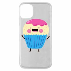 Чехол для iPhone 11 Pro Funny cupcake with smile - PrintSalon