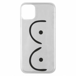 Чехол для iPhone 11 Pro Funny tits - PrintSalon