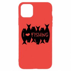 Чохол для iPhone 11 Pro I Love Fishing - PrintSalon