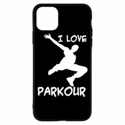 Чехол для iPhone 11 Pro I love parkour - PrintSalon