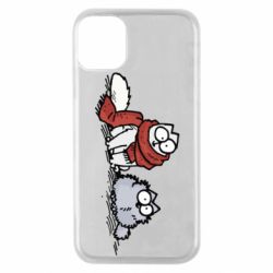 Чехол для iPhone 11 Pro Кот Саймона Зима - PrintSalon