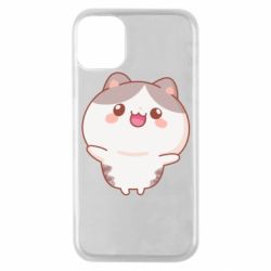 Чехол для iPhone 11 Pro Котик обнимает тебя - PrintSalon