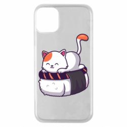 Чехол для iPhone 11 Pro Котик. Суши-кровать - PrintSalon