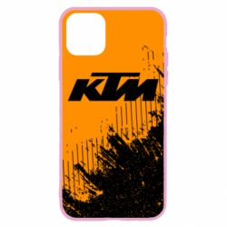 Чехол для iPhone 11 Pro KTM and grunge background - PrintSalon