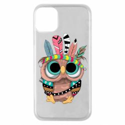 Чехол для iPhone 11 Pro Little owl with feathers - PrintSalon