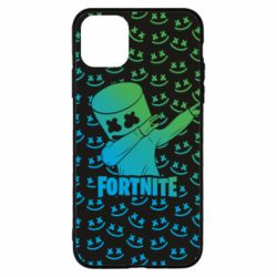Чехол для iPhone 11 Pro Marshmello Fortnite Dab Neon - PrintSalon