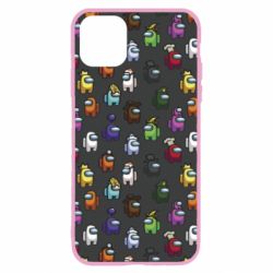 Чехол для iPhone 11 Pro Max Among Us Pattern - PrintSalon