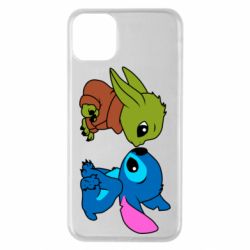 Чехол для iPhone 11 Pro Max Baby Yoda And Stitch - PrintSalon