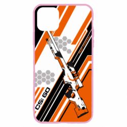 Чохол для iPhone 11 Pro Max CS: GO AWP Asiimov Skin - PrintSalon
