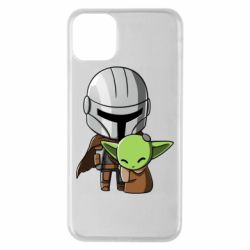 Чехол для iPhone 11 Pro Max Din Djarin And The Child - PrintSalon