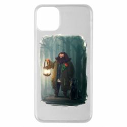 Чехол для iPhone 11 Pro Max Хагрид в лесу - PrintSalon