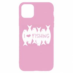 Чехол для iPhone 11 Pro Max I Love Fishing