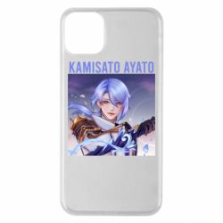 Чехол для iPhone 11 Pro Max Kamisato Ayato - PrintSalon