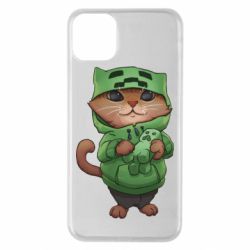 Чехол для iPhone 11 Pro Max Кот Майнкрафт - PrintSalon