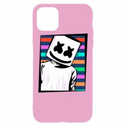 Чехол для iPhone 11 Pro Max Marshmello Colorful Portrait - PrintSalon