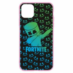 Чехол для iPhone 11 Pro Max Marshmello Fortnite Dab Neon - PrintSalon