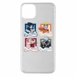 Чехол для iPhone 11 Pro Max Naruto team 7 in action - PrintSalon
