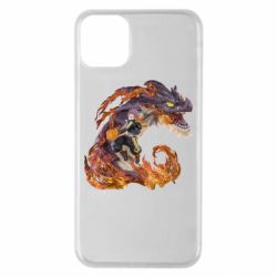 Чехол для iPhone 11 Pro Max Natsu with a dragon - PrintSalon