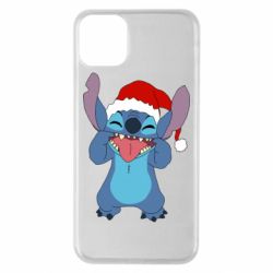 Чехол для iPhone 11 Pro Max Новогодний Стич - PrintSalon
