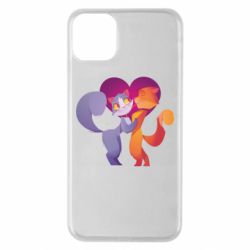 Чохол для iPhone 11 Pro Max Парочка. Котики - PrintSalon