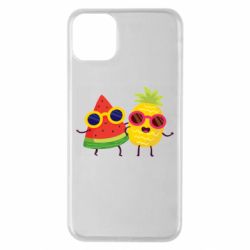 Чехол для iPhone 11 Pro Max Pineapple with watermelon - PrintSalon