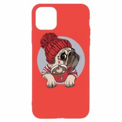 Чехол для iPhone 11 Pro Max Pug And Coffee - PrintSalon