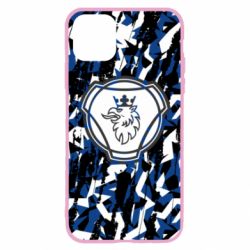Чохол для iPhone 11 Pro Max Scania logo and grunge - PrintSalon