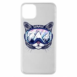 Чехол для iPhone 11 Pro Max Snowboard Cat - PrintSalon
