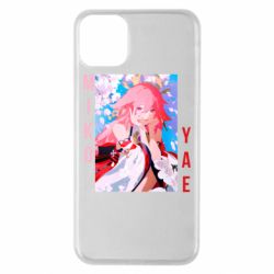 Чехол для iPhone 11 Pro Max Yae Miko art - PrintSalon