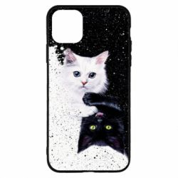Чехол для iPhone 11 Pro Max Yin and Yang cats - PrintSalon