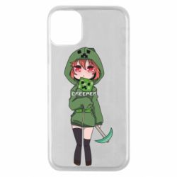 Чехол для iPhone 11 Pro Minecraft anime - PrintSalon