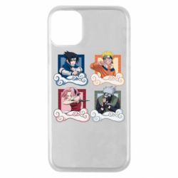 Чехол для iPhone 11 Pro Naruto team 7 in action - PrintSalon